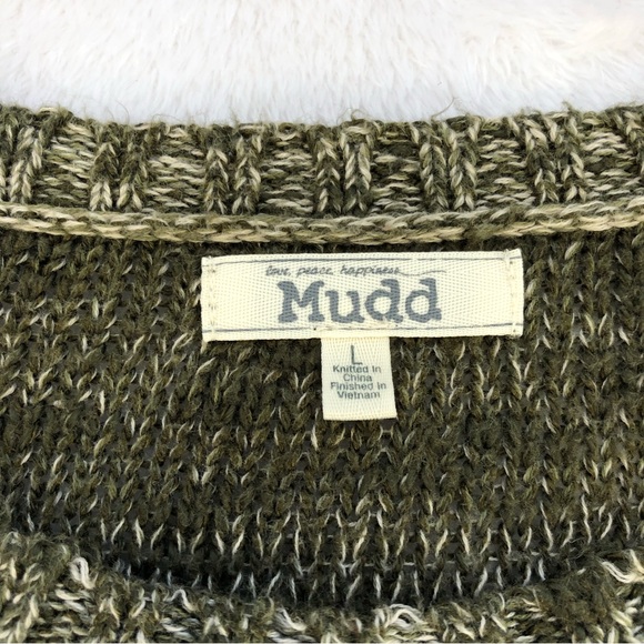 Mudd, Scoop Neck Sweater, High Low Hem, Size L - Picture 11 of 14